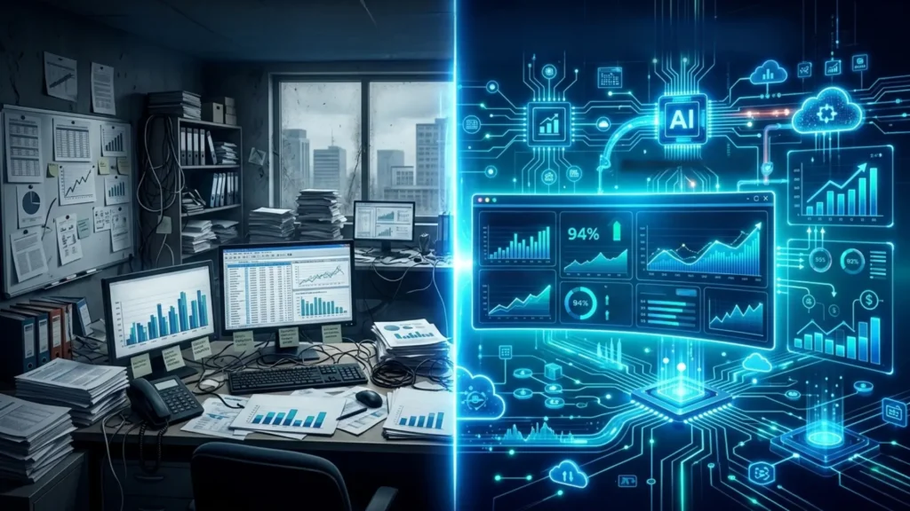 Eficiencia operativa en 2026: empresas tradicionales vs empresas impulsadas por inteligencia artificial 